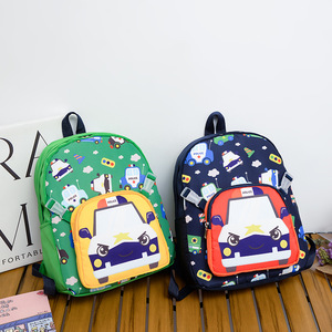 <span class=keywords><strong>Sac</strong></span> à dos pour tout-petits, motif dessin animé, robot de police, imperméable, léger, en tissu Oxford, fermeture éclair, unisexe, pour enfants - Product Image 2