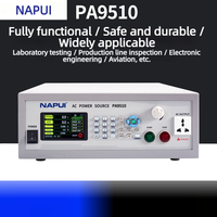 Fuente de Alimentación CA NAPUI PA9510 0-300V 0-1KW 8.4A, Control de Programa, Frecuencia Variable (45Hz-400Hz), Comunicación Estándar RS-232/RS485