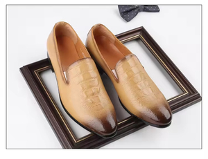 Zapatos Oxford de Negocios de Alta Gama para Hombre, de Cuero Genuino, Sin Cordones, con Punta en Pico, Impermeables, con Soporte de Arco, Cómodos y de Lujo - Product Image 5