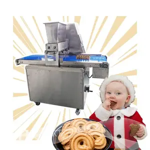 Máquina de biscoitos comercial automático 40 kg/h, fabricação de biscoitos e cookies