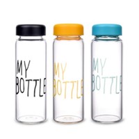 Bouteille d'eau de sport en plastique transparent 500 ml à boire directement avec couvercle, logo personnalisé acceptable