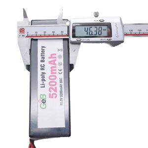 GEB高3S 11.1V 50C 5200毫安时lipo rc汽车电池组，带XT60连接器 - Product Image 6