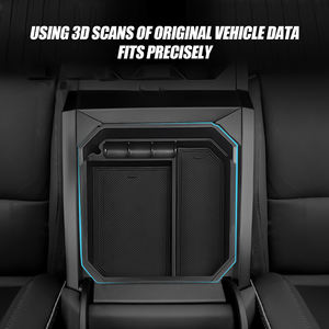 Cybertruck - Caja de Almacenamiento de Doble Capa para Reposabrazos, Bandeja Organizadora Antideslizante - Product Image 3