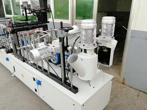 Machine automatique <span class=keywords><strong>de</strong></span> placage <span class=keywords><strong>de</strong></span> cadres <span class=keywords><strong>de</strong></span> portes en MDF/aluminium avec colle thermofusible PUR, machine <span class=keywords><strong>de</strong></span> placage <span class=keywords><strong>de</strong></span> profilés <span class=keywords><strong>de</strong></span> cadres <span class=keywords><strong>de</strong></span> portes en film PVC/papier/placage - Product Image 3