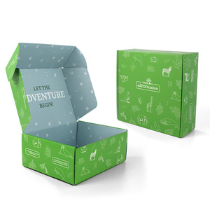 Kostenlose Muster, Großhandel mit faltbaren Wellpappkartons, Druck, farbenfrohe Verpackungen, Kartons für den Postversand, mit individuellem Design. - Product Image 1