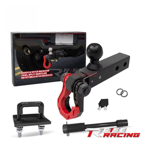 RISE Prix bas 4x4 Fashion Récepteur <span class=keywords><strong>d</strong></span>'<span class=keywords><strong>attelage</strong></span> de remorque réglable avec manille en <span class=keywords><strong>D</strong></span> - Product Image 1