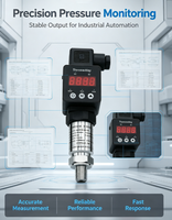 HUATIAN CYB4211D 4-20mA RS485 0-10V LCD Tampilan Digital Sensor Tekanan Transmitter Cerdas Perlindungan IP65 Bahan SS304 Gas Minyak