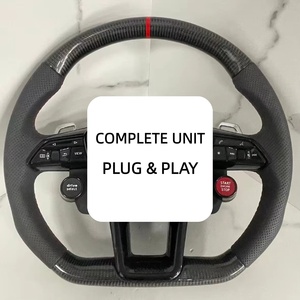 Volante Sportivo in Fibra di Carbonio per Audi A4/A4L/A5/<span class=keywords><strong>A6</strong></span>/A6L/A7/A8/A8L/R8/Q3/Q5/Q7/S3/S4 <span class=keywords><strong>2014</strong></span> - Product Image 1