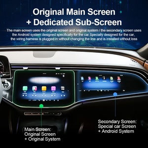 For Mercedes-Benz E-Class W214 2024 Navihua Co-Pilot Screen Entertainment Android Carplay Car <b>DVD</b> <b>Player</b> Upgrade Passenger - Product Image 5