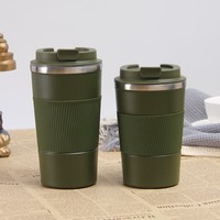 Mug de voyage isotherme en acier inoxydable de 510 ml, tasse portable pour le camping, pour jus, lait et autres boissons