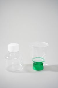 مرشح علوي للزجاجة الغشائية من النايلون PES MCE وdf ، مضخة تفريغ من البلاستيك المعقمة ، مضخة تفريغ للاستعمال مرة واحدة - Product Image 4