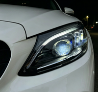 Phares LED modifiés pour Mercedes-Benz Classe C W205 2015-2021 0 Phare LED DRL Clignotant Feux de route 12V