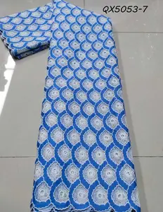 Satin material handcut corded lace trim floral border saree sari cord embroidered fabric stretch
