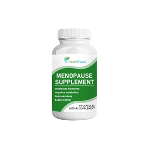 Private Label Menopause <b>Supplement</b> Capsules with Green Tea Leaf Extract Relieves Sporadic Hot Flashes & Night Sweats Capsules - Product Image 1