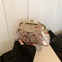Sacs à bandoulière décontractés à broderie simple pour femmes, sac à main à poignée supérieure pour dames, pochette à bandoulière polyvalente pour femmes