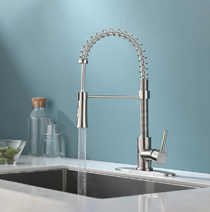 Gootsteen Kraan Spray Hoge Boog Enkele Steel Enkel Gat Rvs Keuken Kraan Pak Voor Boerderij Camper Wasgoed - Product Image 2