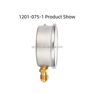 Manômetro Hidráulico Radial de Aço Inoxidável à Prova de Choque com Óleo 1200 0-16 bar 3 Meses de Garantia 0.35kg Vibração - Product Image 5