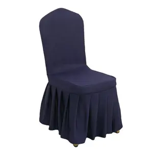 Custom spandex Stretch wedding catering Christmas party decorated chair covers High quality thickening sells well