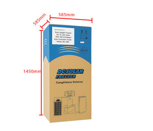 High-Efficiency 198L 255L 12V/24VDC Solar Ice Maker for Island Use and Small Shops for Haiti Market Solar Freezer for Farm - Product Image 4