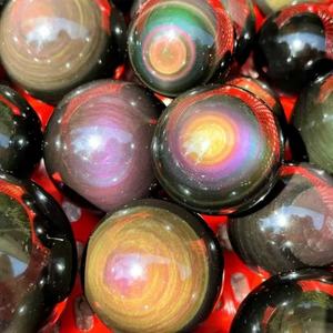 Wholesale Eco-Friendly Rainbow Obsidian Irregular Shape Natural Crystal Healing Stone for Home Decor by CrystalHola - Product Image 5