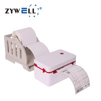 Imprimante d'étiquettes d'expédition thermique ZYWELL 4x6, imprimante d'étiquettes d'emballage de bureau USB Ethernet 4 pouces