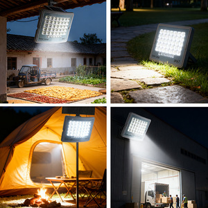 Projecteur solaire 20W IP67, lampe LED extérieure pour l'éclairage des entrepôts et des cours - Product Image 2
