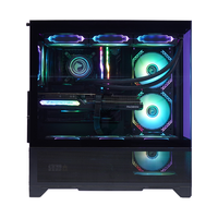 KINPOWER Hot Selling Computer Case ATX Tower Full View Tempered Glass Gaming Computer Cases & Towers