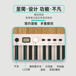Bx20 Portable Folding Electronic Piano 88 Keys Keyboard For Beginners Practice <b>Music</b> <b>Instrument</b> - Product Image 4