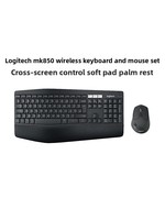 Ensemble clavier et souris sans fil Logic MK850 2.4G, clavier fin taille standard avec touches multimédias, design ergonomique pour le jeu et le bureau