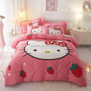 Nouveaux draps en microfibre unis multicolores de taille personnalisée ensemble de 4 pièces pour hôtel/maison - Product Image 4