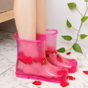 Botas de relajación para mujer impermeables para lavabo de baño plegable desechable para spa de verano para terapia de polvo de remojo de pies-Jelly Spa - Product Image 5