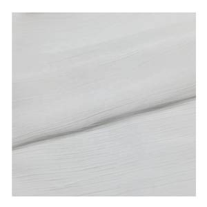 100% poliestere Bianco Piega Chiffon A Pieghe Saree Voile Tessuto Crepe de chine Tessuto - Product Image 2