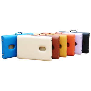 Cama de Belleza Plegable Portátil de Venta al Por Mayor del Fabricante, Cama de Belleza Original con Orificios para Aplicaciones Faciales - Product Image 1