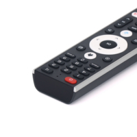 Nouvel arrivage de télécommande intelligente personnalisée 48 touches IR penchée Ble Voice Smart TV Télécommande