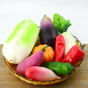 Modelo de vegetales de espuma de alta simulación-Adornos de ventana de accesorios de tiro de estudio de educación temprana al por mayor-Incluye repollo falso - Product Image 3