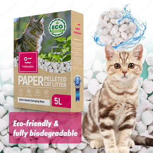 Litière pour chat OEM ODM, échantillons gratuits, marque blanche, armoire, jetable, écologique, naturelle, biodégradable, papier, tofu, litière pour chat - Product Image 1