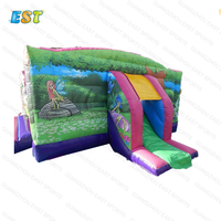Minnie Mouse Wet and Dry Bounce Combo Slide, Double Slide