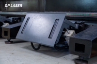 Machine de découpe laser à fibre CNC à trois mandrins pour tuyaux métalliques, compatible AI/PLT, composants HIWIN, haute productivité
