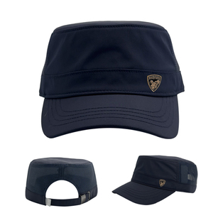 Casquette de cadet personnalisée respirante avec logo, couleur unie, visière plate et incurvée, vente en gros, fournisseur B2B - Product Image 1