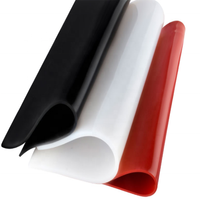 Feuille de caoutchouc de latex de silicone découpée à l'emporte-pièce en caoutchouc de silicone transparent résistant aux hautes températures