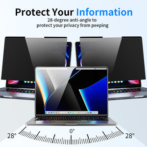 Film de confidentialité magnétique pour ordinateur portable <span class=keywords><strong>MacBook</strong></span> <span class=keywords><strong>Air</strong></span> Pro 13 14 16 pouces Offre Spéciale en usine Protection anti-reflet anti-espion - Product Image 2