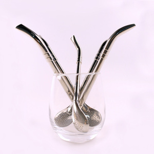 Bombilla Reutilizable de Acero Inoxidable 304 para Mate, 18.5cm, Grado Alimenticio, con Filtro y Cuchara - Product Image 3