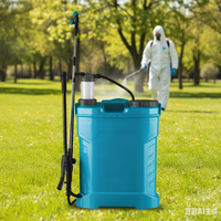 Pulvérisateur électrique avec pistolet à gâchette, capacité de 16 L, portée de pulvérisation de 2-3 m, taille de port de 1/2 pouce, pour le jardinage domestique et l'agriculture