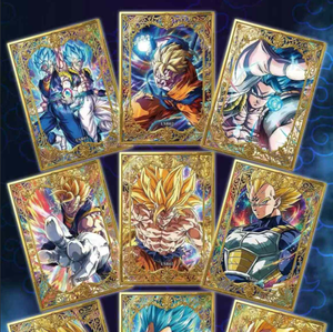 Nouvelle collection de cartes métalliques Dragon Balls, anime japonais <span class=keywords><strong>DBZ</strong></span> <span class=keywords><strong>Super</strong></span> Saiyan, cartes à collectionner en métal pour enfants, jouets cadeaux - Product Image 5