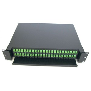 FDF-19-2U 48 cổng SC LC FC sợi quang vá Bảng điều khiển trượt loại 2U sợi quang ODF ngăn kéo quang khay nối lwl Breakout hộp - Product Image 5