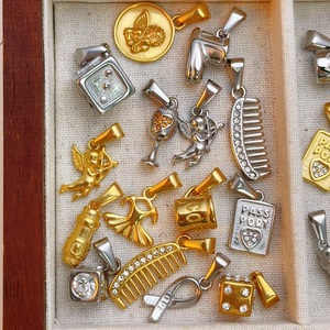 Pendentifs en acier inoxydable plaqué or 18 ct avec croix de <span class=keywords><strong>jésus</strong></span> <span class=keywords><strong>et</strong></span> ours soleil pour hommes pendentifs de lion de <span class=keywords><strong>juda</strong></span> pour la fabrication de bijoux - Product Image 6