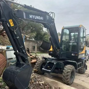 Excavadora Hyundai 60W VS Usada a Bajo Precio, Excavadora Hidráulica de Ruedas Original Usada, Hyundai 60W VS 150 210 225 305 330 - Product Image 4