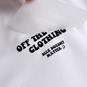 Film Clothing Label Heat Transfers Custom Iron For Tshirts Transfer Printing Bags Shoes Clothing Brand