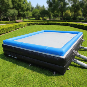 ถุงลมนิรภัยแบบเป่าลม PVC ยี่ห้อ WINSUN ทนทาน กันไฟ กันน้ำ ได้รับการรับรองมาตรฐาน CE สำหรับกิจกรรมกลางแจ้ง FMX BMX เชิงพาณิชย์ - Product Image 1