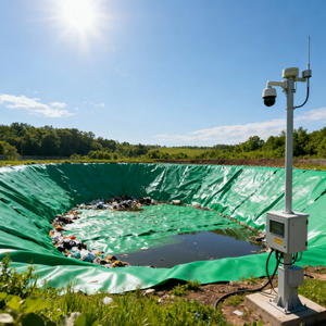 Mật độ cao polyethylene <span class=keywords><strong>HDPE</strong></span> <span class=keywords><strong>geomembrane</strong></span> 1.5 mét UV kháng cho bãi rác dự án - Product Image 3